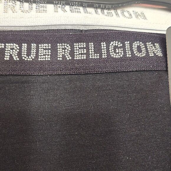 True Religion Luxe Modal Rhinestone Logo The Hipster 3-PK - Picture 5 of 5